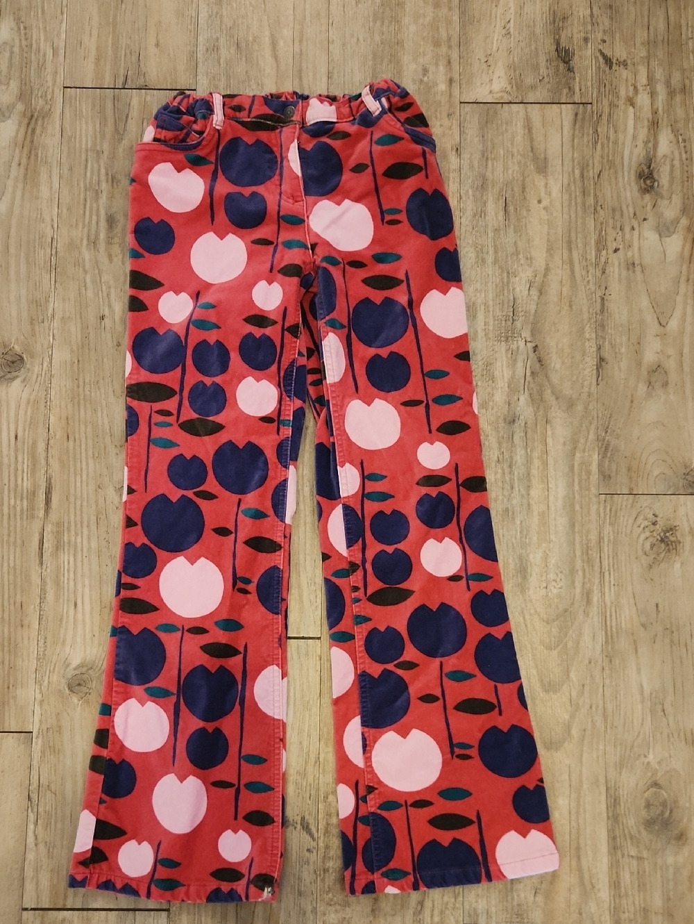 Mini Boden Pink Floral Pants
